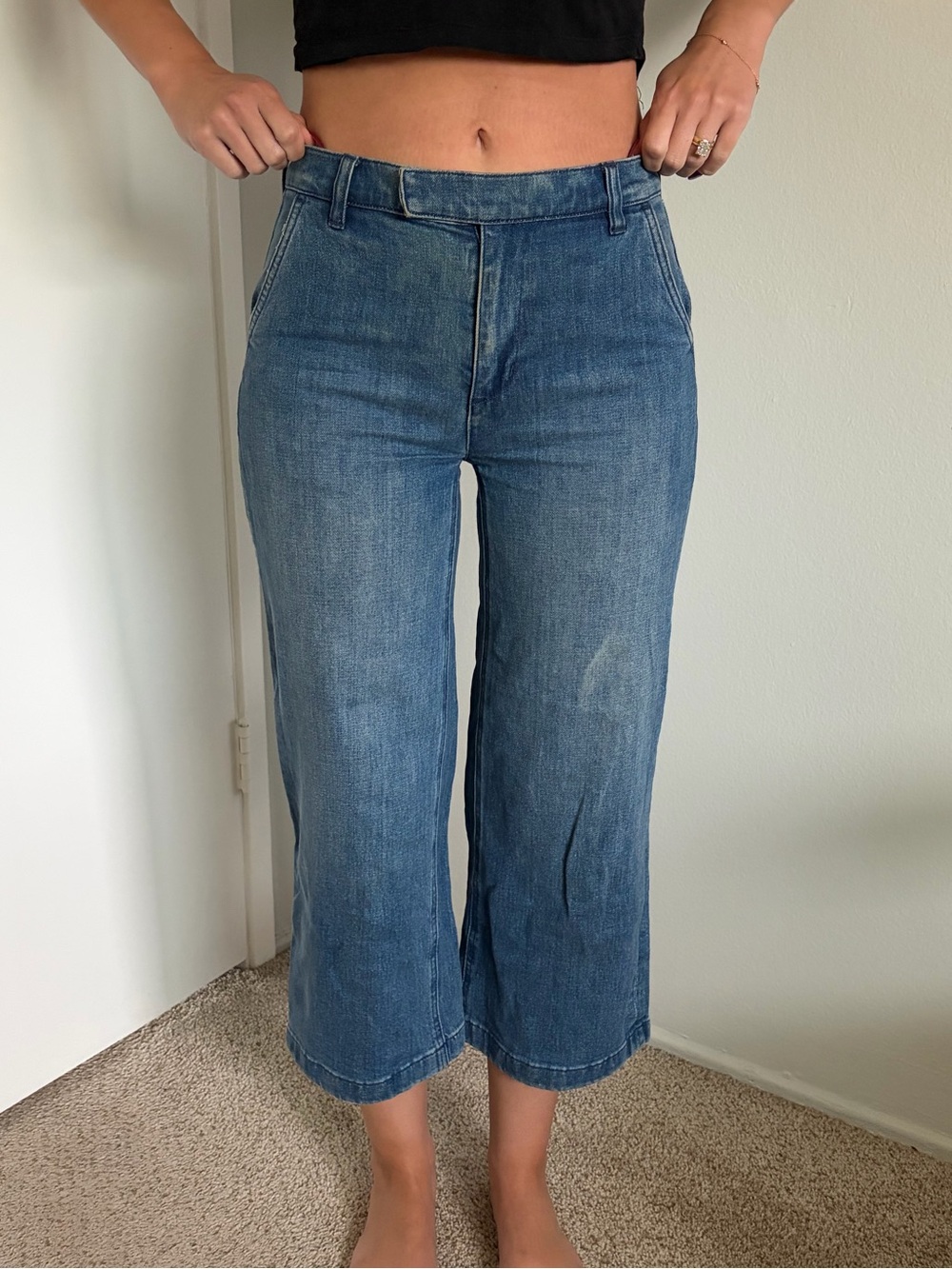 J. Crew Cropped Jean Trouser